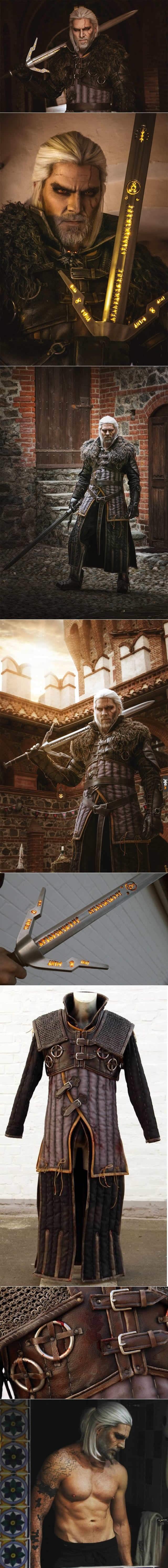 Cosplay Geralta z Rivii