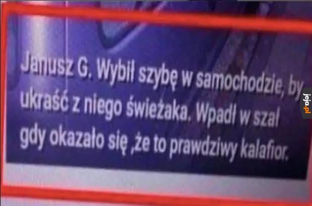 Cóż za rozczarowanie