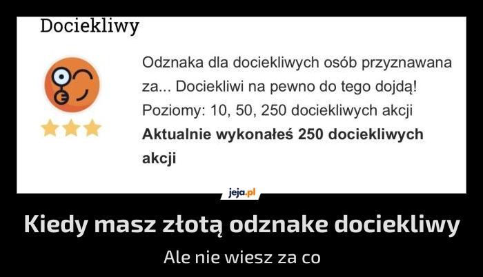 Ja wiem ale nikomu nie powiem