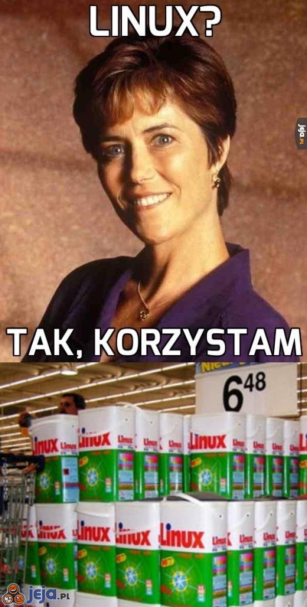 Typowa mama i Linux