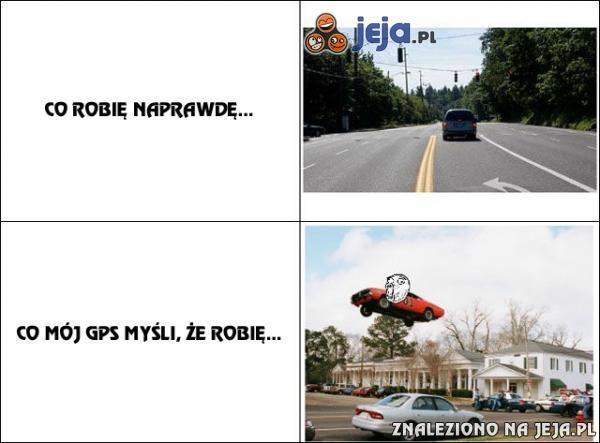 Rzeczywistość vs GPS