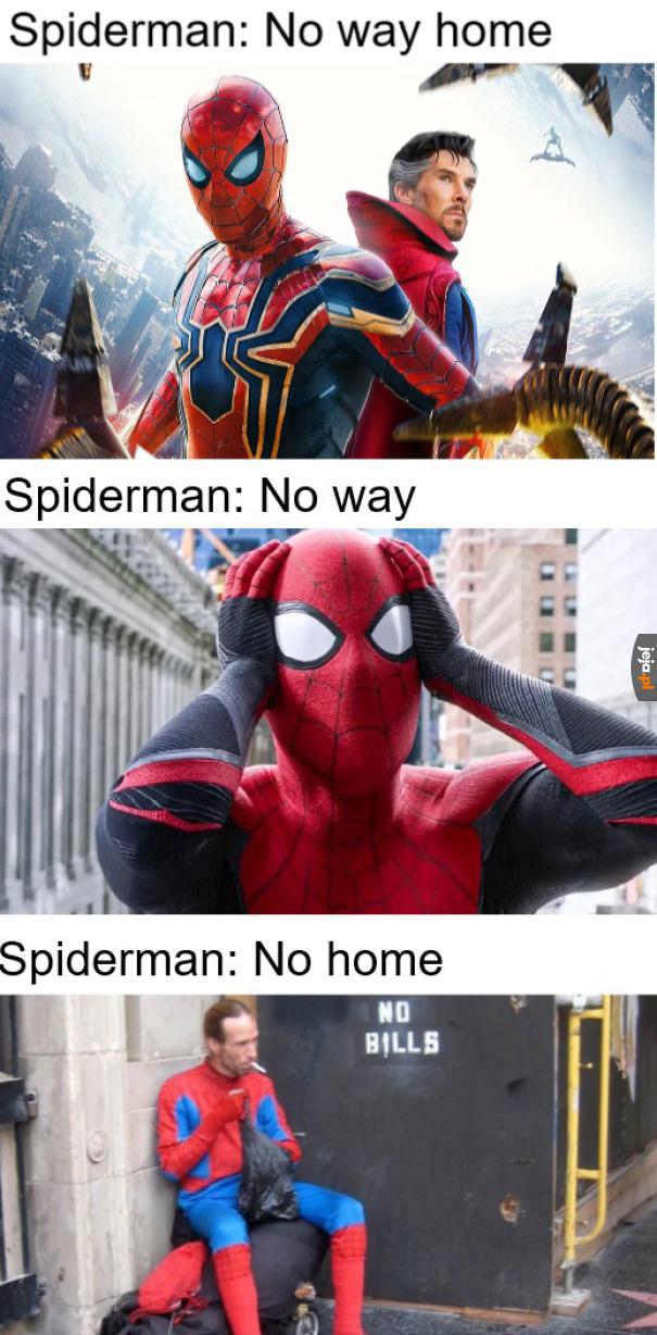 Bezdomny Spiderman