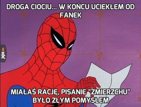 Droga Ciociu... W końcu uciekłem od fanek
