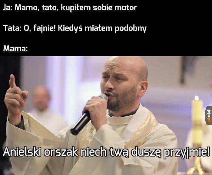 Synek, chodź się przytul, póki jeszcze jesteś żyw!