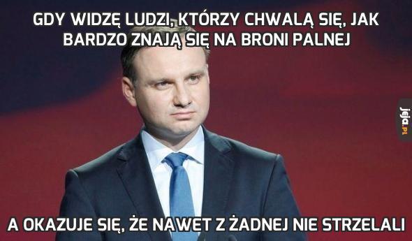 Gdy widzę ludzi, którzy chwalą się, jak bardzo znają się na broni palnej