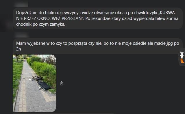 Ciekawe co chłop przeskrobał