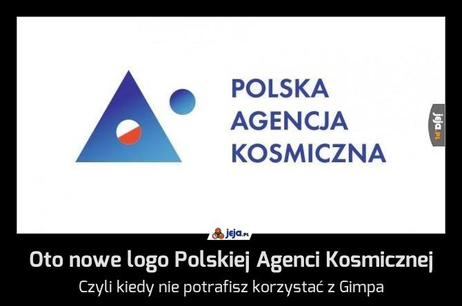Oto nowe logo Polskiej Agenci Kosmicznej