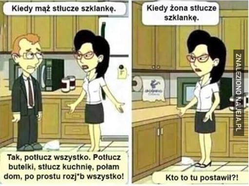 Stłuczona szklanka prawdę Ci powie