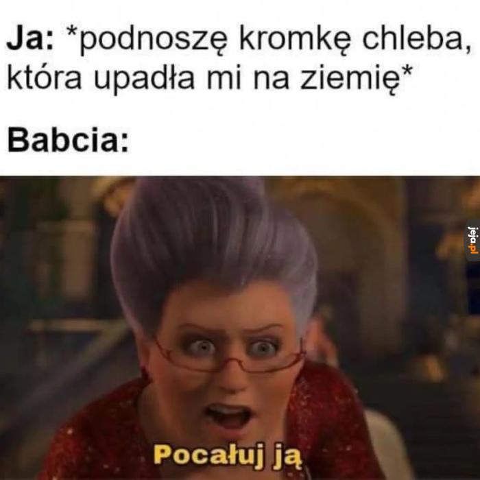 Szanuj chleb, bo inaczej...