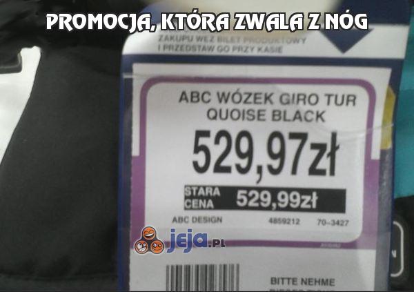 Promocja, która zwala z nóg