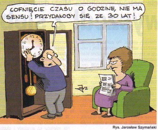 Cofnięcie czasu o godzinę?
