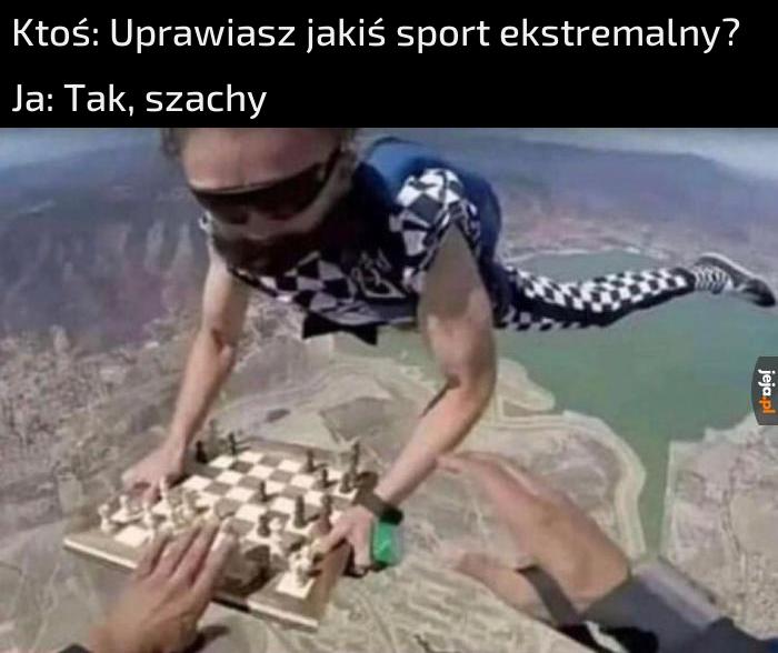 Przegrany puszcza spadochron