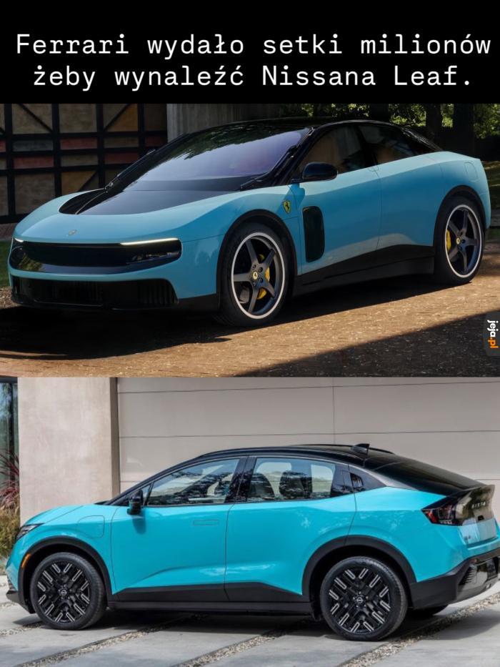 Pół planety obecnie ma polew z pierwszego elektryka Ferrari