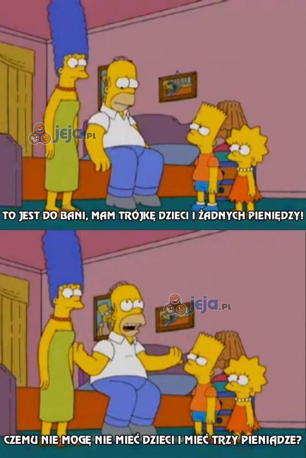 Homer ma ciężkie życie