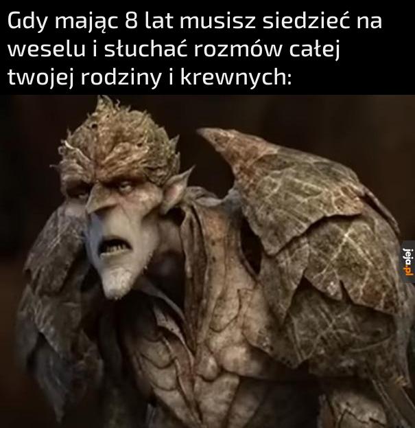 Dosyć nudno siedzieć na krześle i nie słyszeć własnych myśli przy disco polo