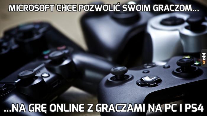 Microsoft chce pozwolić swoim graczom...