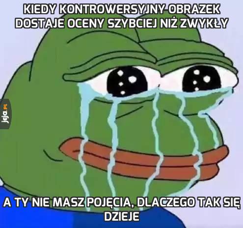 Kiedy kontrowersyjny obrazek dostaje oceny szybciej niż zwykły
