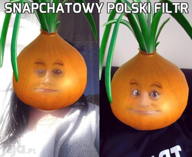 Snapchatowy polski filtr