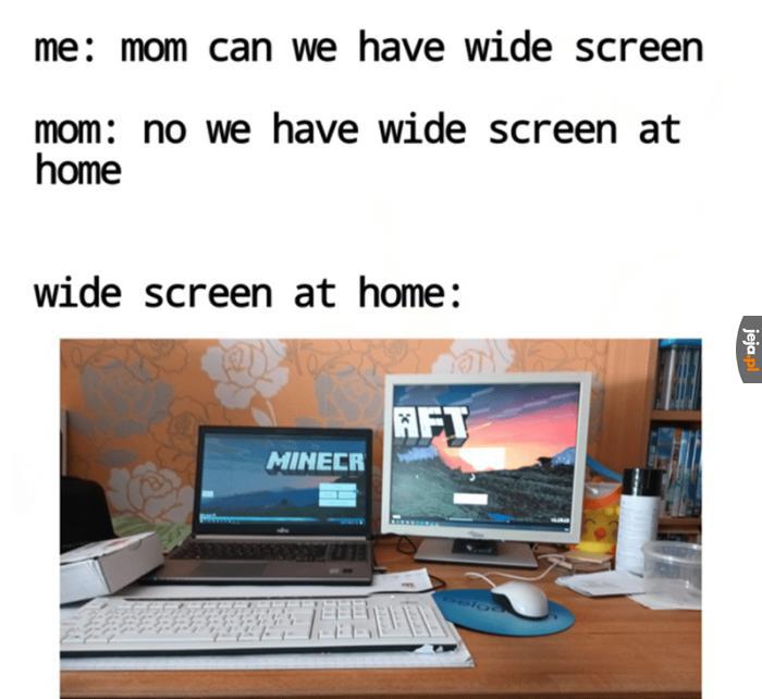 Domowy wide screen