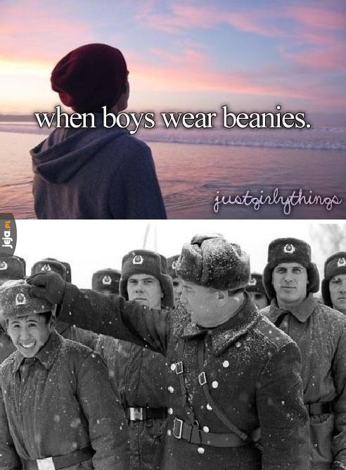 Kiedy chłopcy noszą czapki