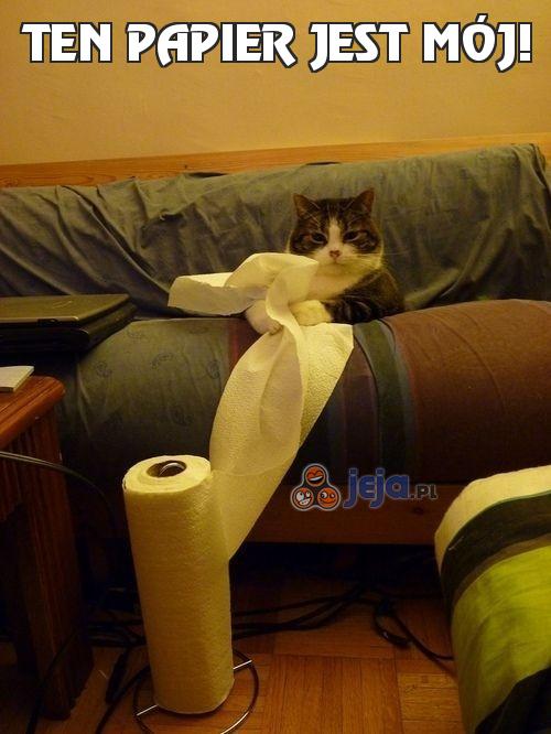 Ten papier jest mój!