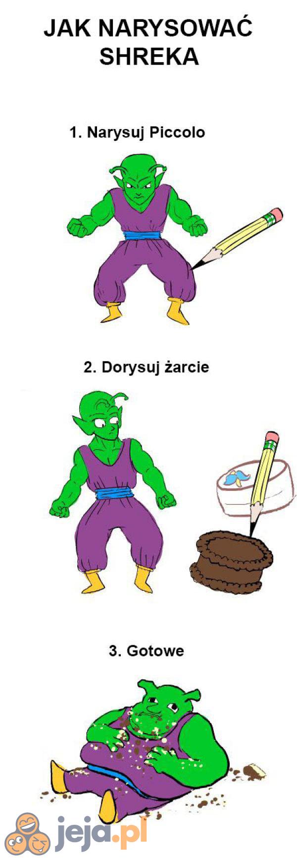 Jak narysować Shreka