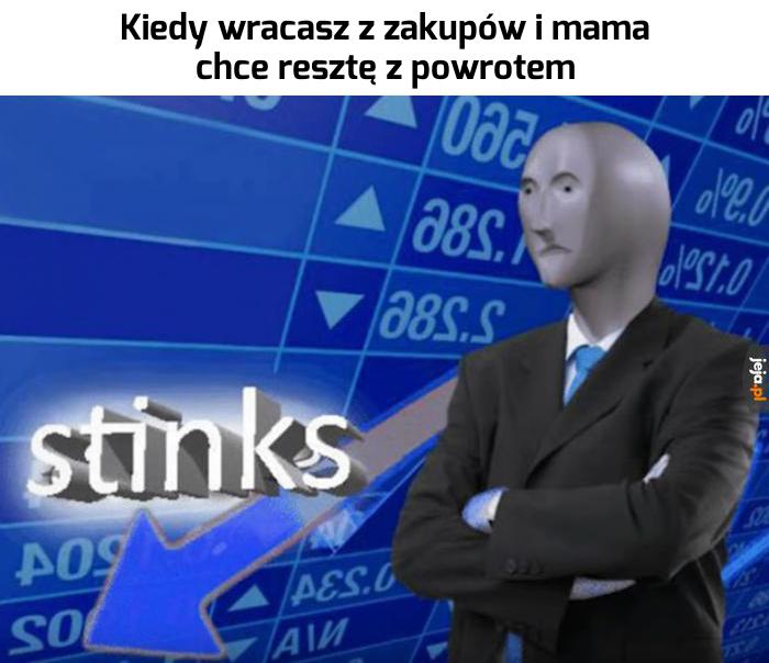 No i jestem na minusie