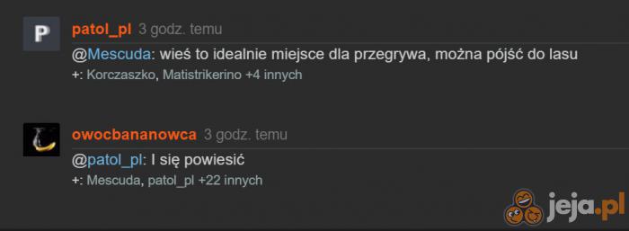 Idealne miejsce dla przegrywa