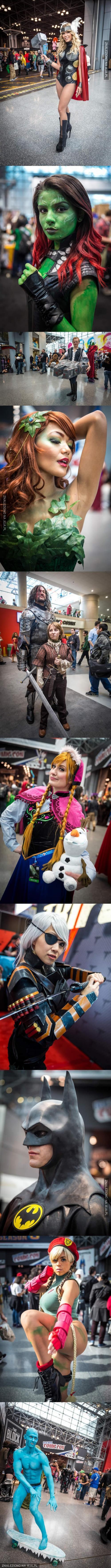 Niesamowite cosplaye z Comic Conu