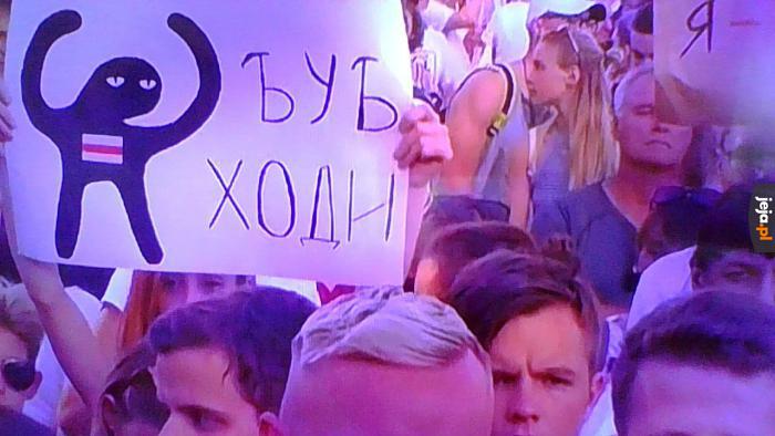 To tylko protesty na Białorusi