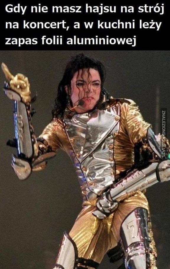 Michael i jego strój