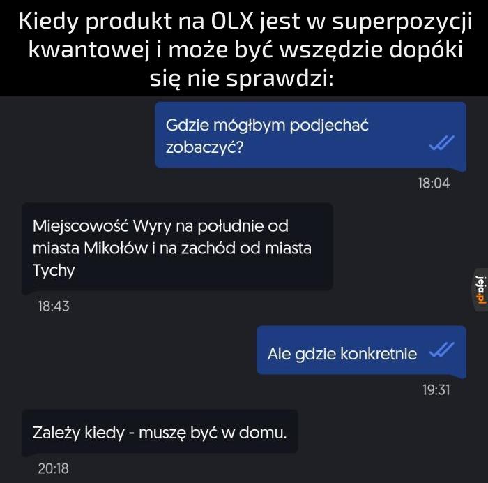 Gość sprzedaje cząstki elementarne