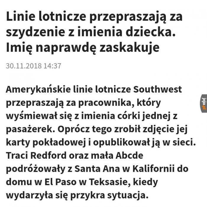 Kiedy rodzice nie mają pomysłu na twoje imię