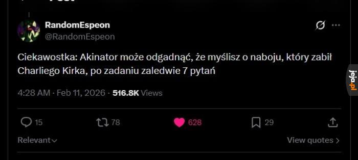 Właśnie sprawdziłem