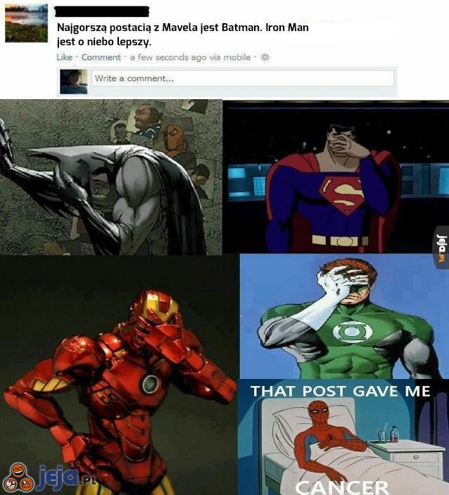 Najlepsza postać z Marvela