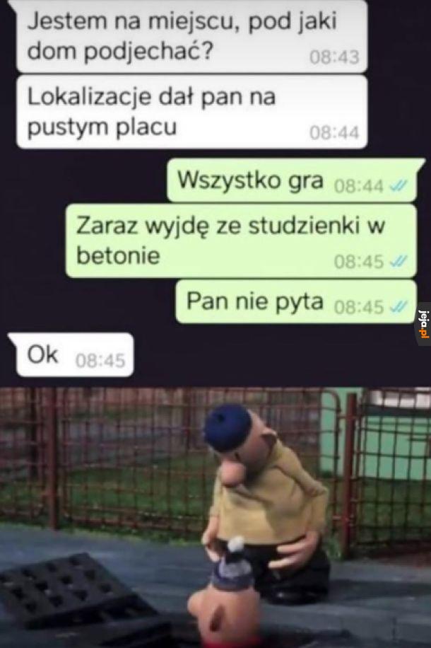 Pan nie pyta