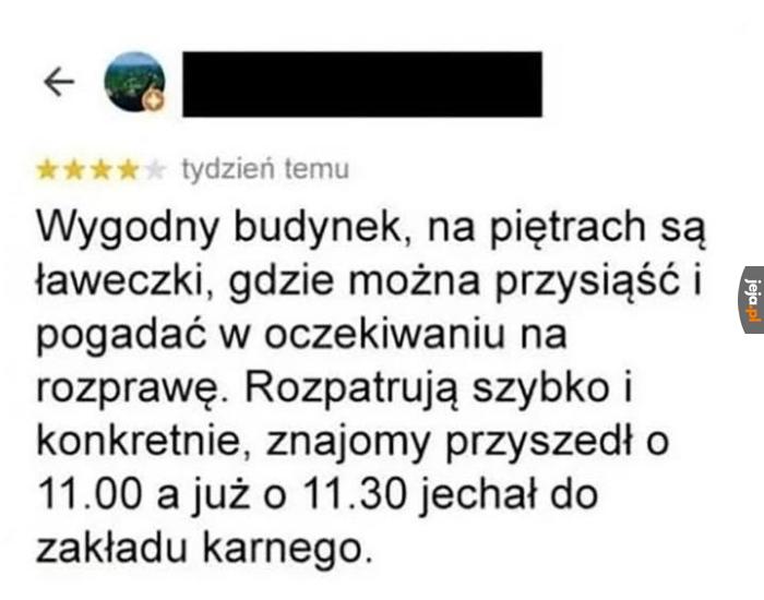 Polecam ten sąd