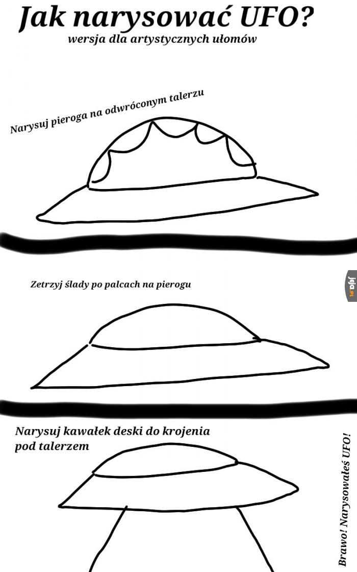 Jak narysować UFO?