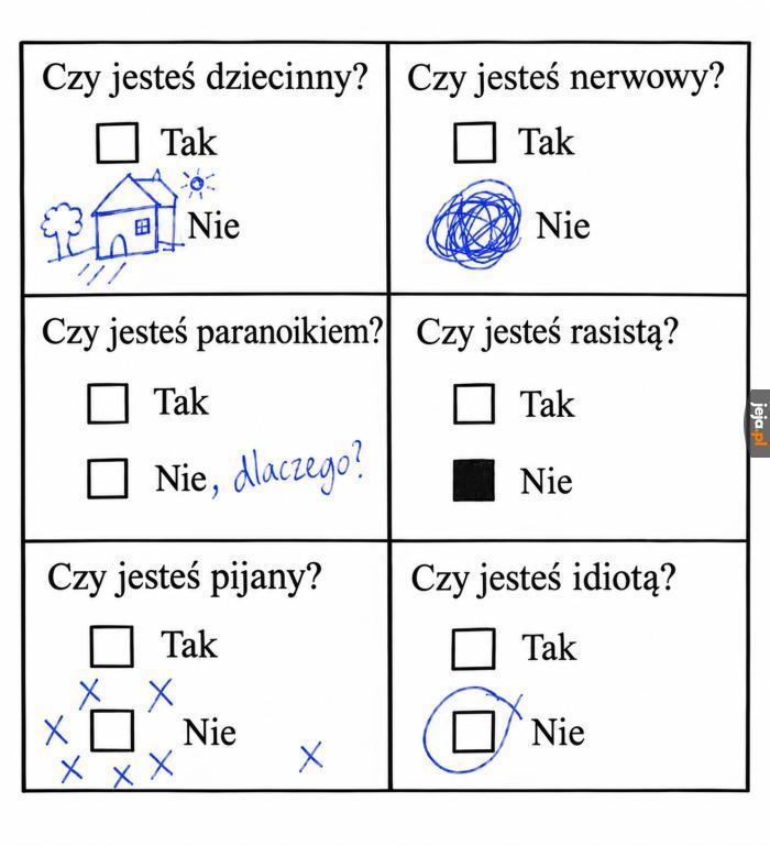 A Ty jak byś wypełnił