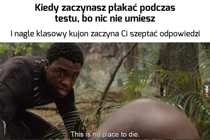 Dzisiaj nie zginiesz, przyjacielu