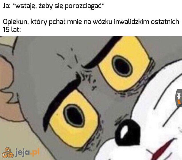Tylko się rozciągam
