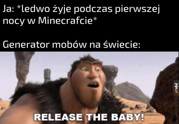 W memie chodzi o baby zombie