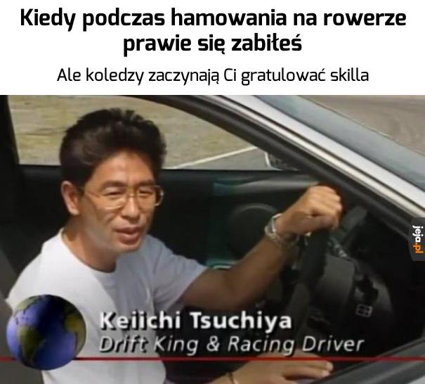 Jestem profesjonalnym drifterem