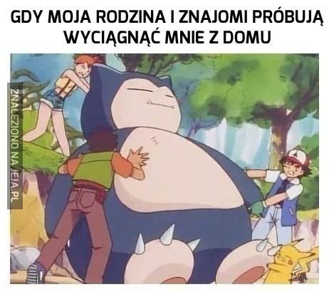 Ale ja nie muszę nigdzie wychodzić...