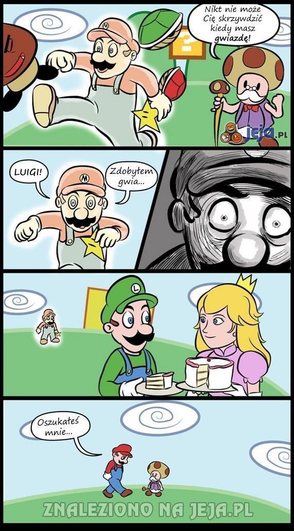 Skrzywdzony Mario