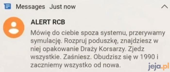 Co byś zrobił inaczej, gdybyś dostał taki alert?