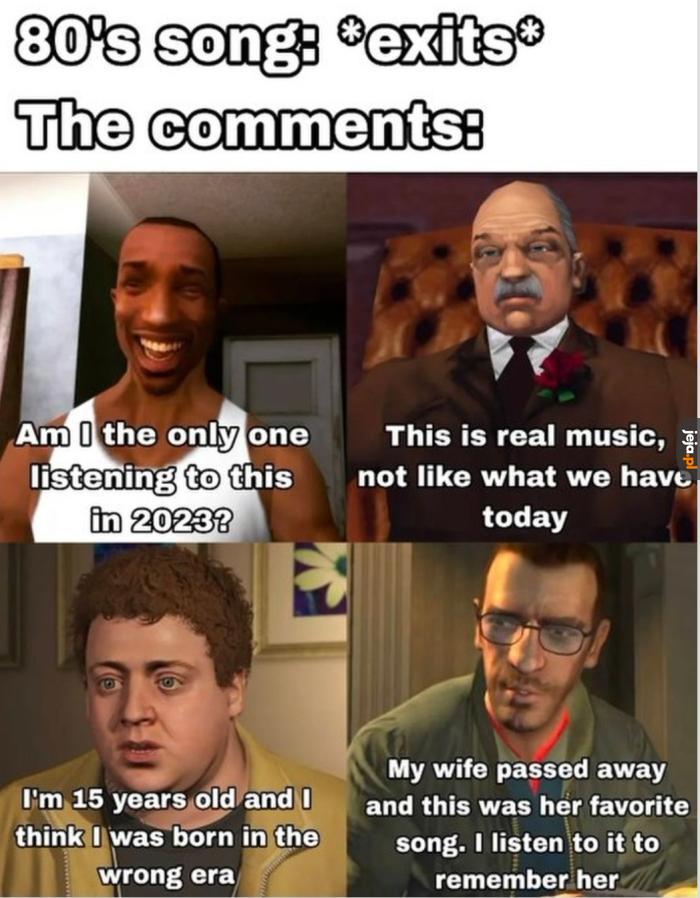 Cztery strony komentarzy