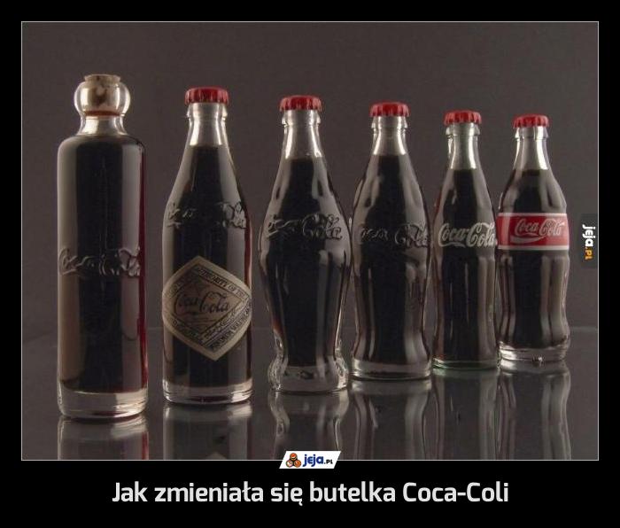 Jak zmieniała się butelka Coca-Coli