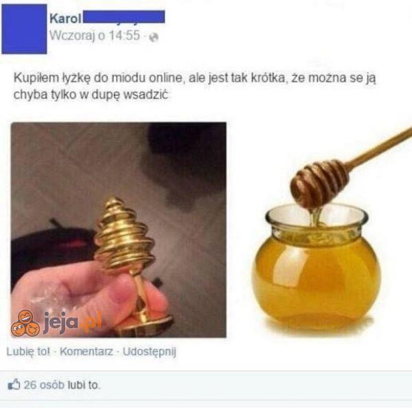 Ta łyżka nadaje się tylko do jednego...
