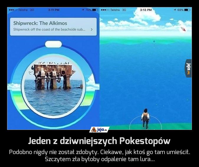 Jeden z dziwniejszych Pokestopów